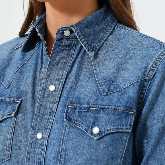 Ralph Lauren Polo Denim Shirt - Size XXS (Fits like XS) - Picture 6 of 6